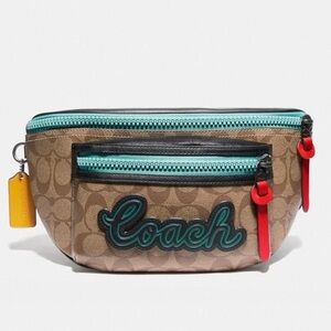 COACH Brown Belt Sling Bag Mens Unisex